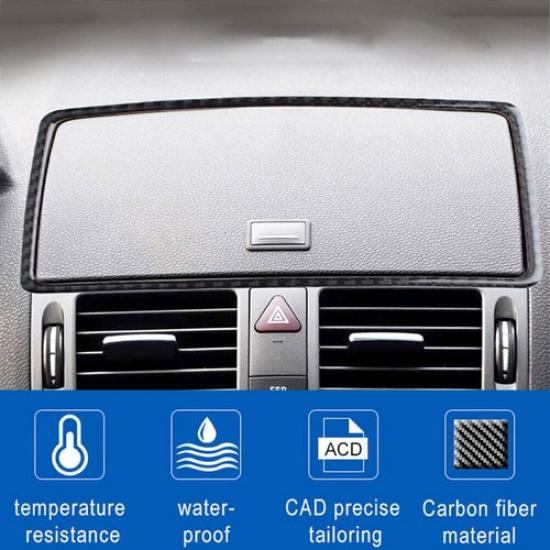 Frame Trim For Benz C-class W204 2007-2010 Central Control Speaker Carbon Fiber