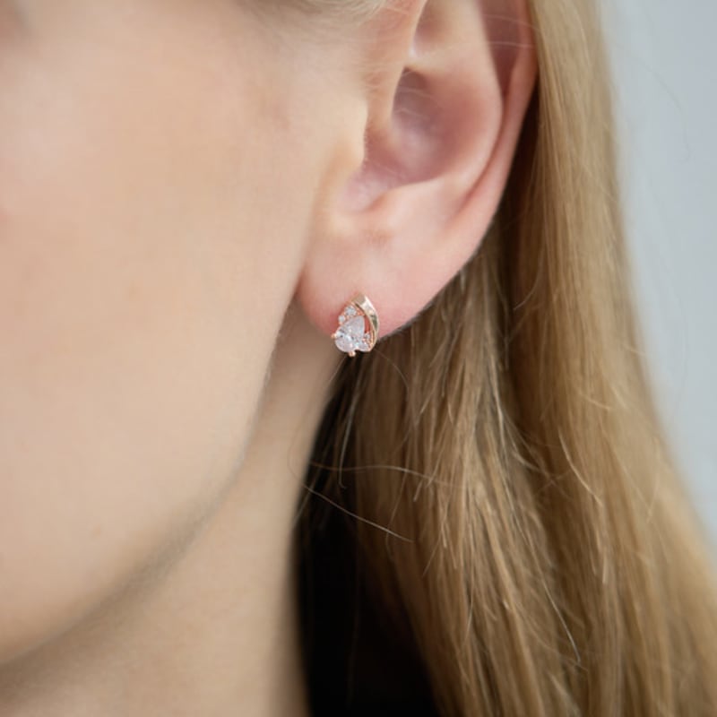 CRANNE 14K Glory One-Touch Earrings (Gold Filled) C24EGF169