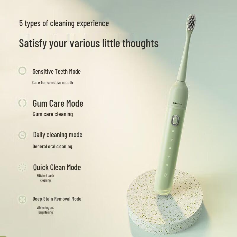 BEAR DYS-C01K5 Sonic Electric Toothbrush CN Plug (adapter Included)