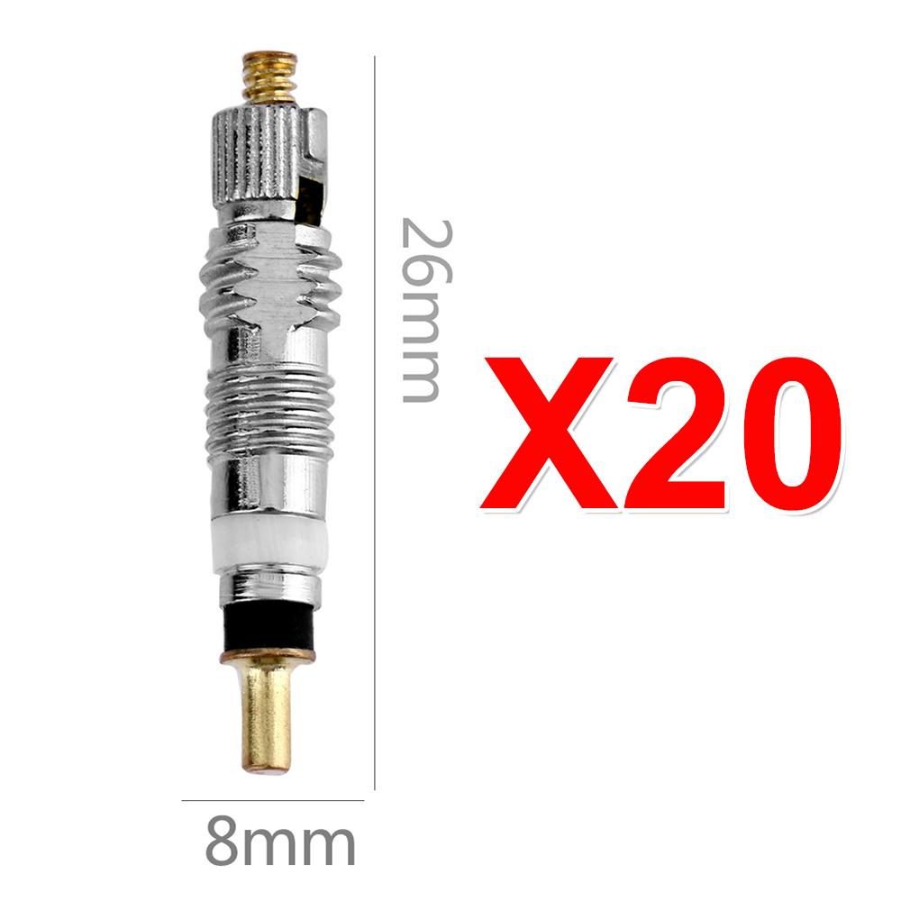 5-500PCS Silver Detachable Presta Valve Core Remove Tool Replacement for Bicycle MTB Road Bikes Brass Tubeless Core Repair Tools