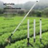 Long-Handle Foot-Operated Weeding Shovel & Hook