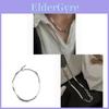 Collier à chaîne perles d'inspiration vintage style géométrique fait main pour homme et femme