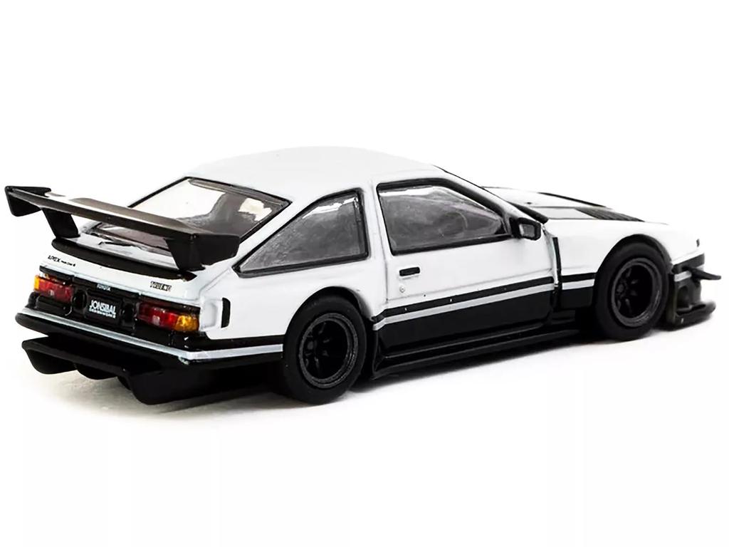 Tarmac Works 1/64 Toyota Sprinter Trueno AE86 Widebody by Jon Sibal (with trading card) - MiJo Limited Edition