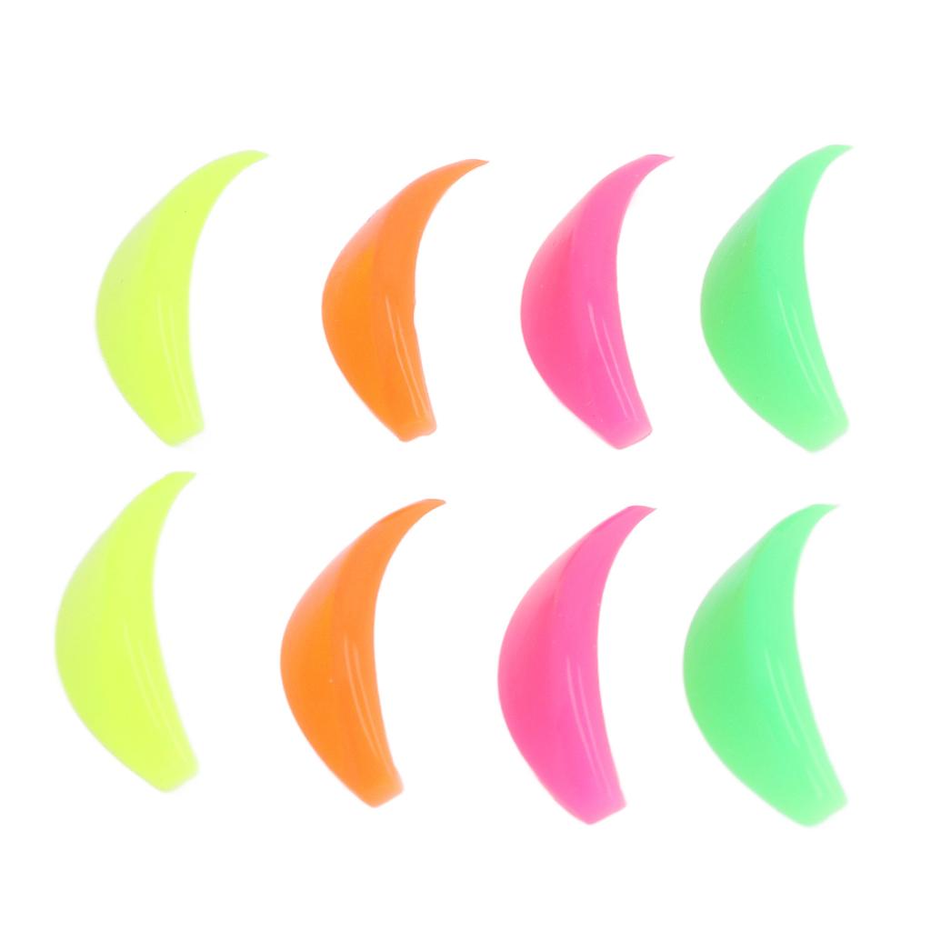 4 Pairs Eyelash Lift Shield Mixed Color Reusable Soft Eyelash Perming Curler for Beauty Salon