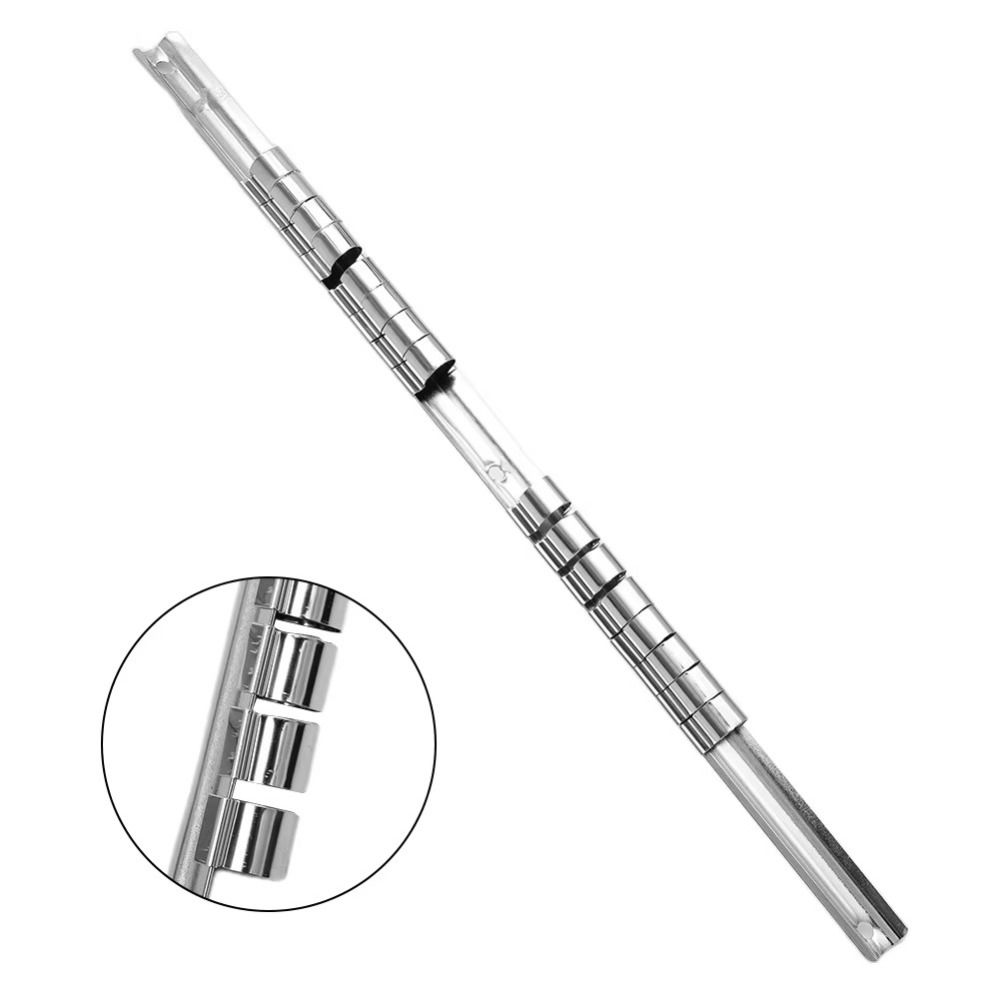 New 1/4 3/8 1/2 Inch Storage Rack Stainless Steel With 16 Clips Organizer Tray Mountable Sliding Stand