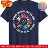 Krebsbekämpfung in allen und jeder Farbe Blume Band T-Shirt Vintage Lässig Designer Kleidung Streetwear Stilvoll Homme Weich