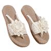 Mezzanine Flat Bottom Slippers Women's Summer Vintage Flower Casual Versatile Beach Cool Slippers