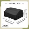 Table Cover Dustproof Weatherproof Oxford Cloth Outdoor Toys for Picnic Tables with Umbrella