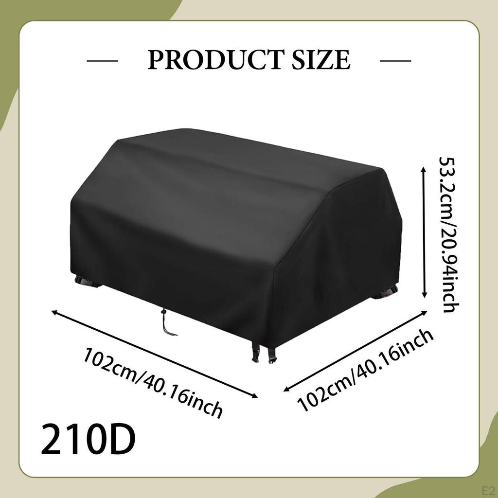 Table Cover Dustproof Weatherproof Oxford Cloth Outdoor Toys for Picnic Tables with Umbrella