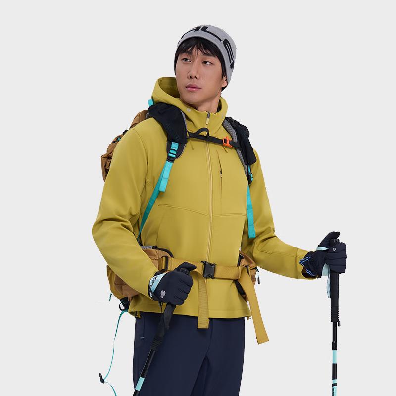 

Sklare Men s Hooded Softshell Windproof Warm Jacket F5716613 S