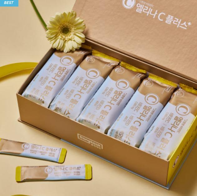 Dongkook Elina C Plus High-Strength Vitamin C, D & Biotin (100 Sticks)