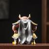 Ceramics Bull Demon King Statue Chinese mythology Characters from TV's Journey to the West Home, Office Decoration Accessories