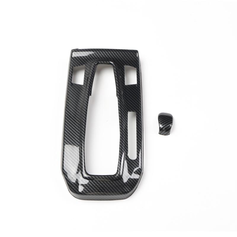 19year CRIDER Rear Cup Holder with Carbon Fiber Pattern Black Navigation Panel Is Used for Car Interior Decoration