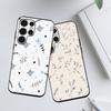 Floral Pattern Phone Silicone Case for Samsung Galaxy S 24,22,20,23,21,20 Ultra Plus Lite 5G Print Silicone  Cover