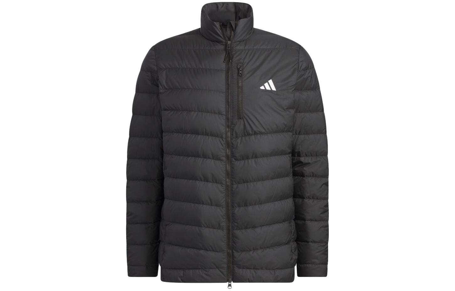 Adidas Down Jackets Men s Black Stand Collar Moderate Other HZ6061 S