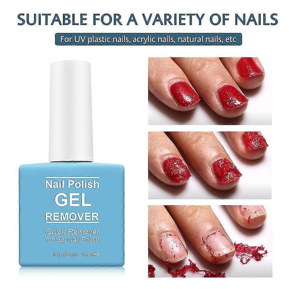 3 stuks Gel Remover 6 Minuten UV LED Manicure Burst 15ml