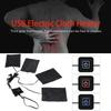 Clothing Electric Heating Pads Winter Camping Adjustable 3 Level Carbon Fiber Washable USB 5V