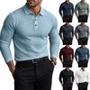 Men's Color Long Sleeve Shirt Casual Sport Top for Daily Wear