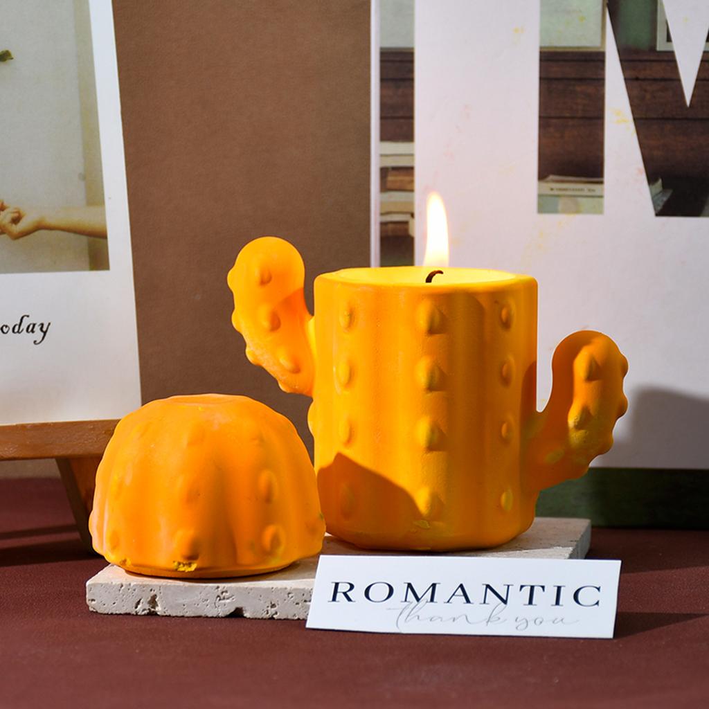 DIY Cactus Resin Mold for Storage Box, AromaCandle Holder, Home Decor, Epoxy Craft, Mini Organizer Silicone Mould