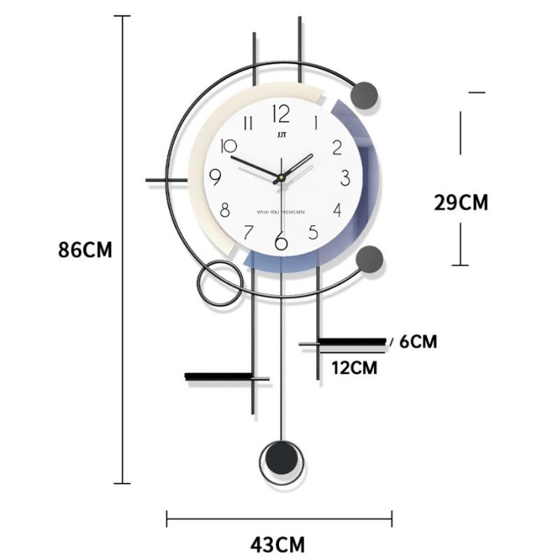 Silent Wall Clock Modern Creative Wall Clocks Dining Room Large Household Hanging Clock Living Room Decoration Accessories