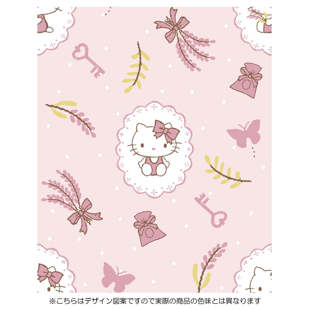 Sanrio in Hello Kitty Bouquet Print Blackout Level Light Heat Set of 100cm x (SANRIO) "Made Japan" Curtains, 1, Blocking, Insulating, 2, 178cm,