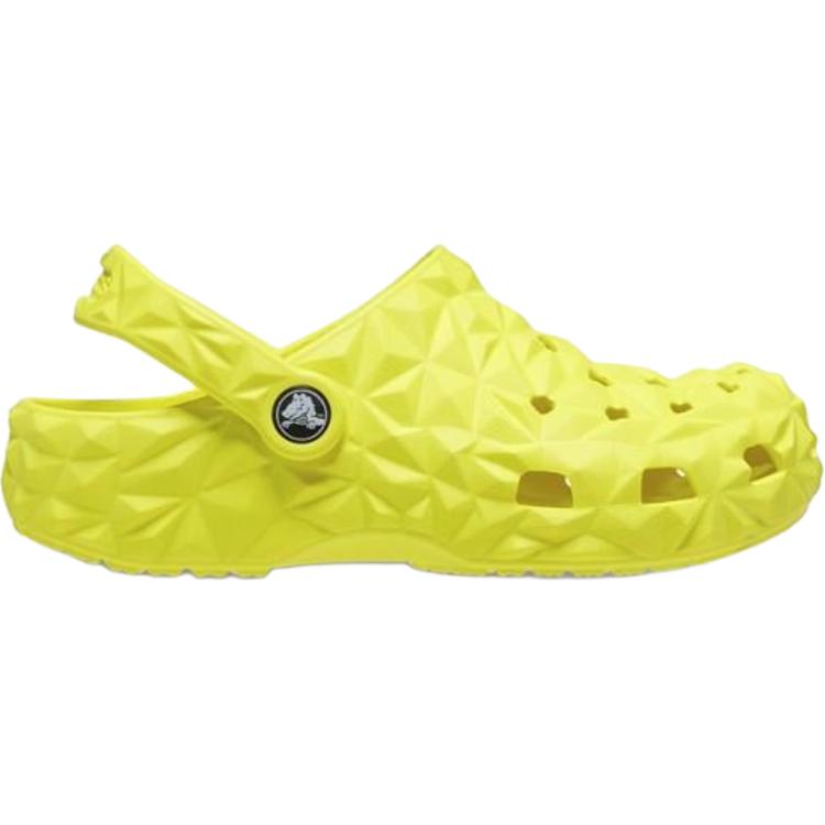 Crocs Zoccolo Geometrico Classico Comodo Morbido Impermeabile Zoccoli per Bambini Zoccoli per Bambini Giallo 209572-76M