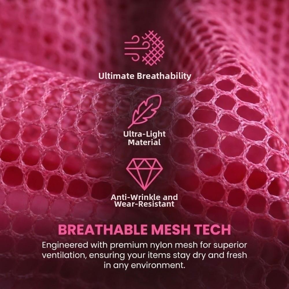 Large Mesh Beach Storage Bag Washable Material Shell Toy Bag Outdoor Beach