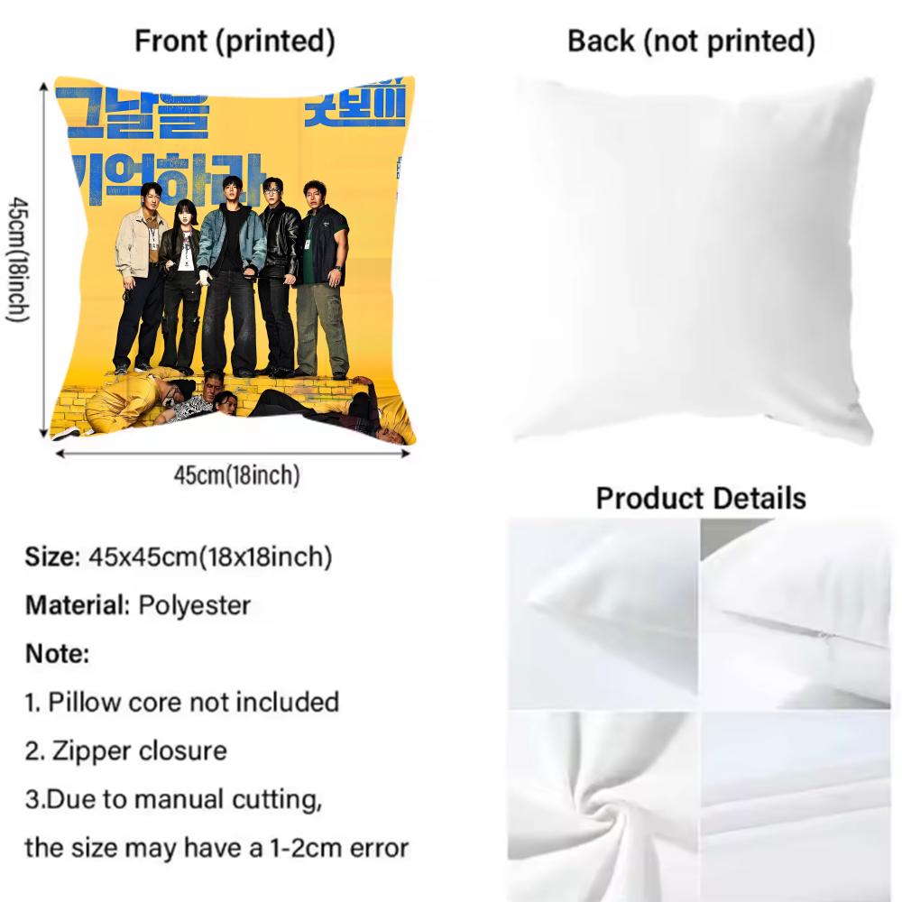 G-Good Boy Hot Kdrama Cushion Cover Pattern Printed Pillowcase for Living Room Sofa Cushion Cover & Bedroom Decor