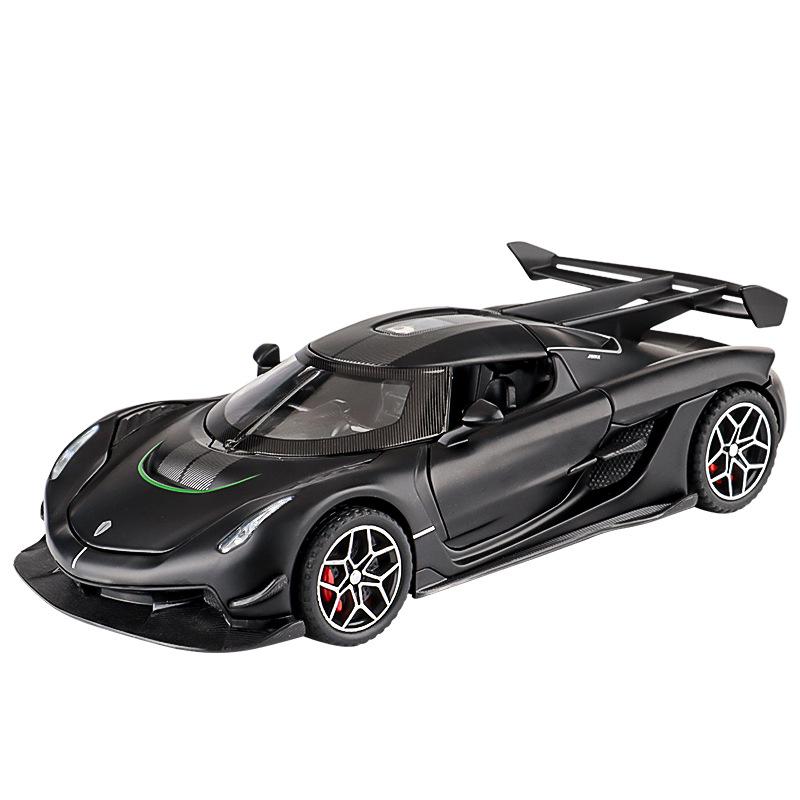 1: 32 Koenig Supercar Simulation Alloy Car Collection Ornament Boy Decoration for Office Desk