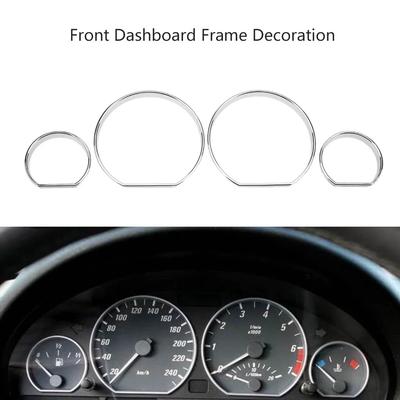Chrome Dashboard Dial Gauge Rings Bezel Trim Gauge Cluster Dashboard Rings Bezel for BMW 5 Series E39 7 Series E38 X5 E53
