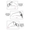 5 Pair Eyeglass End Tip Ear Socks NonSlip Design Temple Tips For Eyeglasses Running Cycling Comfortable All Day Wear