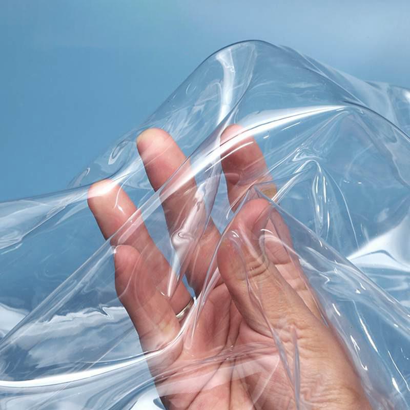 Dicke 0,3 mm Anpassbar Transparentes PVC-Plane Pergola Winddichte Trennwand Balkon Garten Pflanzen Warmhalten Regendichte Überdachung