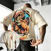 Pok é mon Anime Printed T-shirt Outdoor Training Fitness Men's Sportswear
