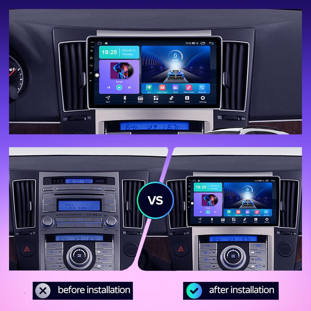 2 DIN Android Car Radio For Hyundai Veracruz IX55 2006-2015 Multimedia Player Head Unit Stereo GPS Navigation WIFI 1+16GB