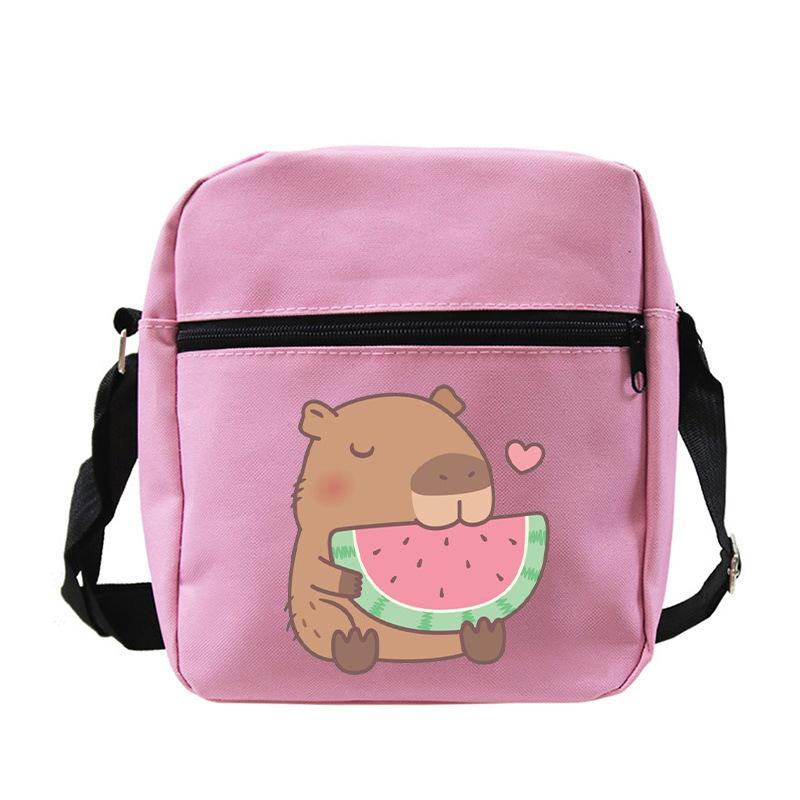 Fashion Versatile Children'S Portable Shoulder Bag Printed Trend Multifunctional Oblique Span Bag