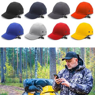 Lightweight Bump Cap Durable ABS 4 Hole Anti-collision Baseball Hat Breathable Work Safety Simple Helmet Industry