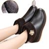 2025 Winter Warm Cotton Shoes Elderly Shoes Large Size Women's Shoes Mother Shoes Grandma Shoes Fashion Versatile Cotton Boots Walking Shoes