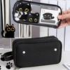 Set Astuccio Gatto Nero Carino Cancelleria Per Studenti E Bambini, Astuccio 2-in-1 Perfetto Regalo Rientro a Scuola