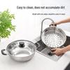 Meisuijijia 304 Stainless Steel Double-Tier Steamer Pot