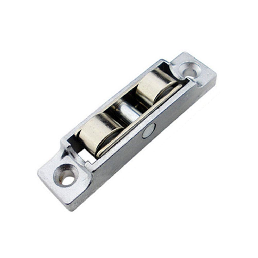 Stainless Steel Window Pulley Slot Wheels Silent Copper U Groove Track Door Roller Casters Sliding Glass Window Hardware Fitting