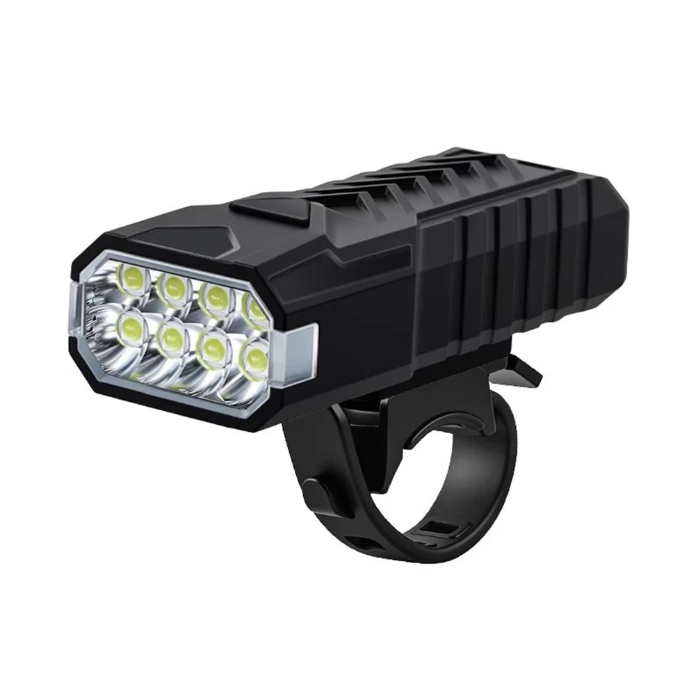 9 LED Bike Front Light Bicycle Headlight Rechargeable Bright MTB Road Bike Head Lamp LED Cycling Flashlight for Night Riding