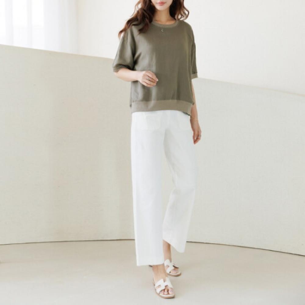 Dedra Linen T shirT Tbd3388