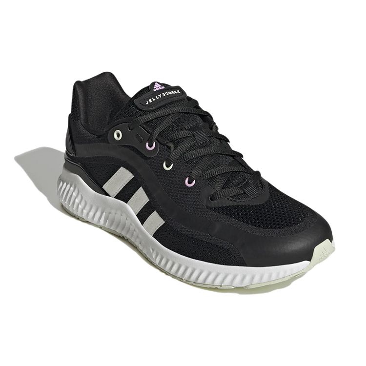 Adidas  Jelly Bounce Black White Women Sneakers Core-Black Cloud-White Linen-Green HQ3590