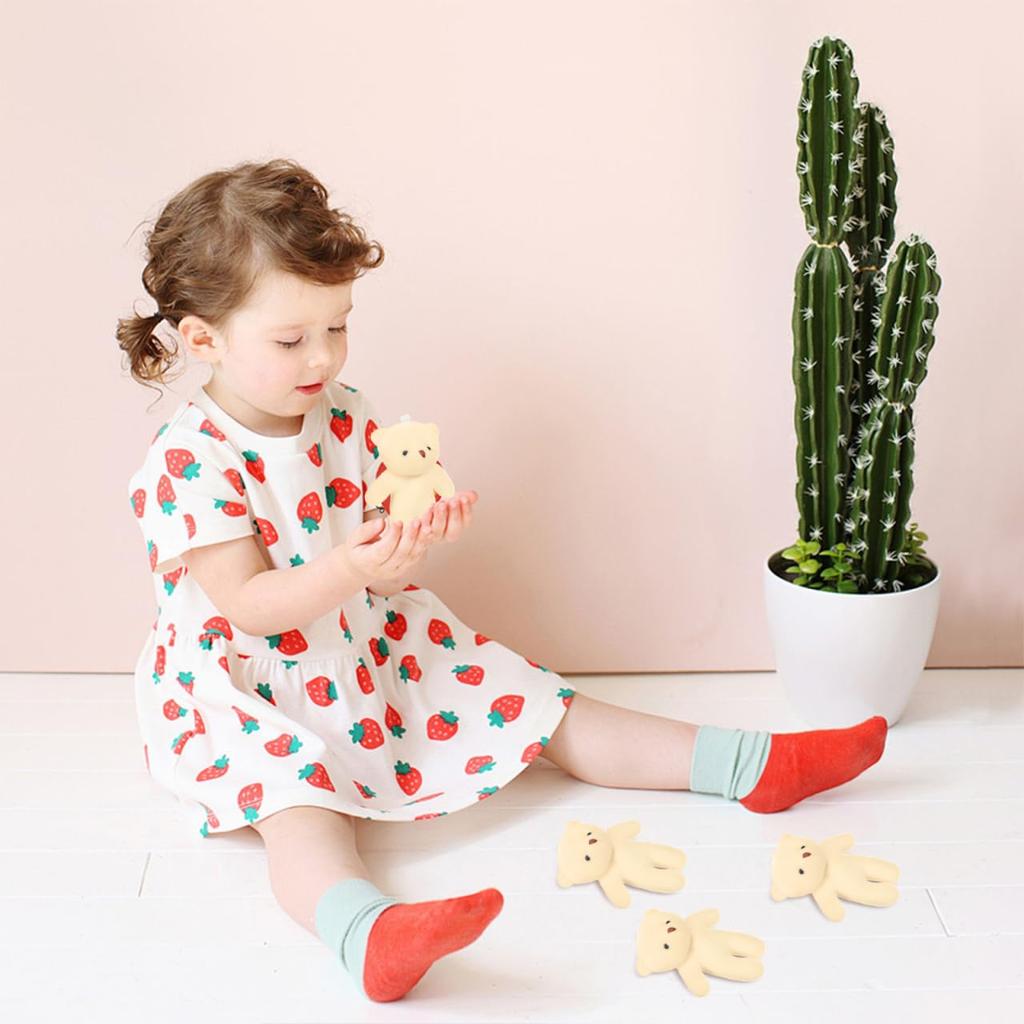 Set of 18 Mini Plush Bears, Small Stuffed Animal Toys, Soft Plush Toys for Birthdays, Weddings, Party Favors, DIY Keychains, and Accessories