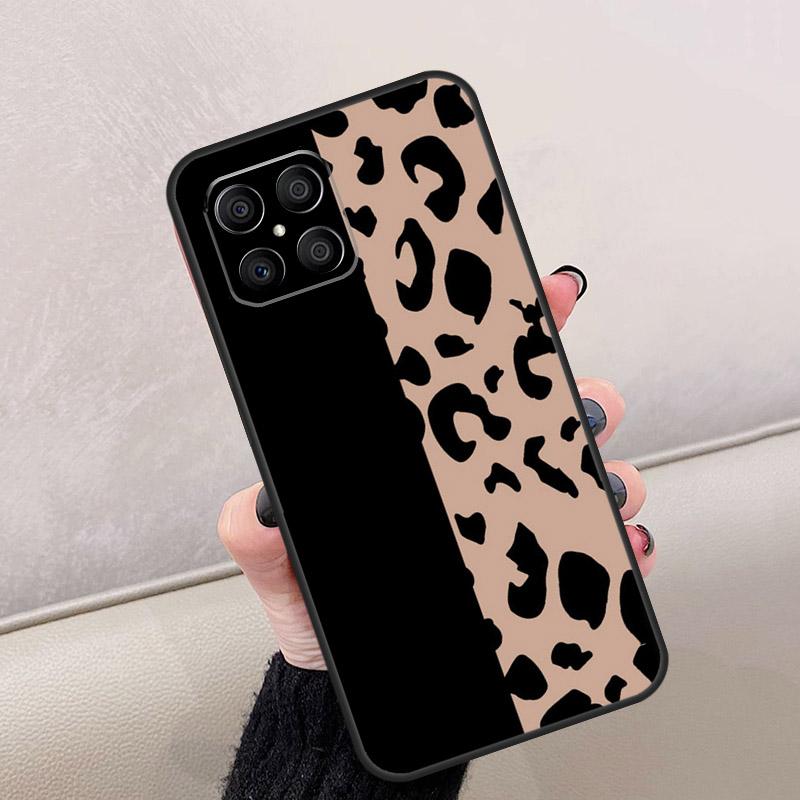 Fashion Leopard Print For Honor Magic 8 7 5 6 Lite Case For Honor 200 400 Pro X9d X9c X9b X9a X8c X8b 70 90 Win RT