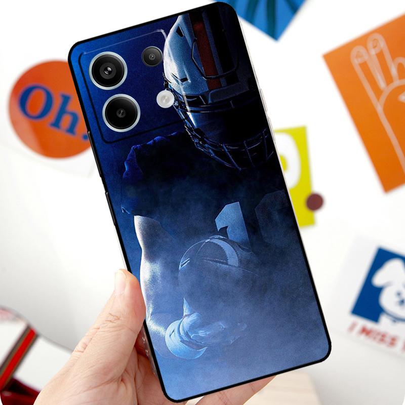 American Football College Sport Funda For Xiaomi Redmi Note 14 10 11 12 13 15 Pro Plus Case For Redmi 15 15C 13C 12C 10C 14C