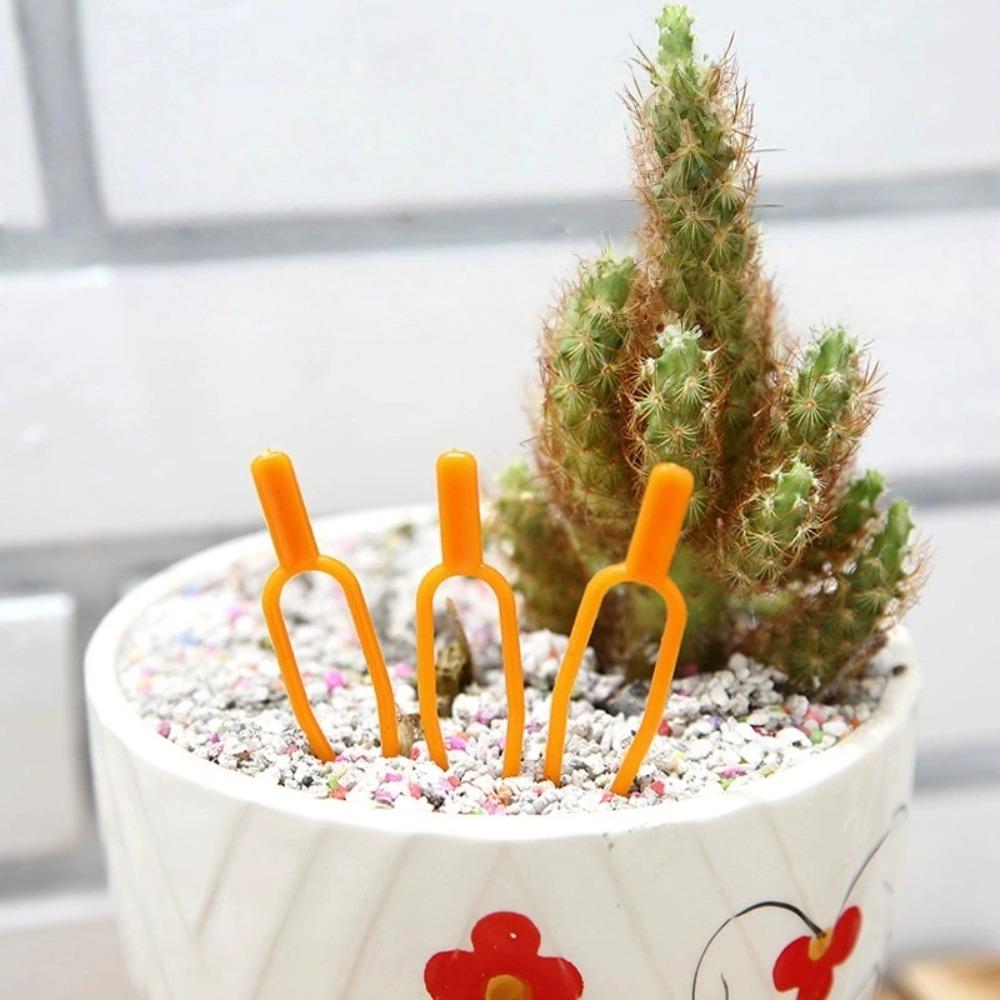 50pcs Plastic Plant Fastening Clips Strawberry Planting Fork Horticultural Supplies Fixed Plant Rooting & Seedling Raising Tools