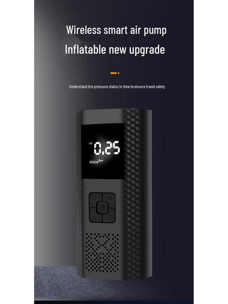 Wireless Digital Display Lithium Battery Car Tire Inflator