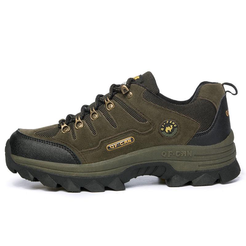 New autumn men's shoes outdoor sports casual shoes widened and fattened large size hiking shoes men