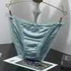 European & American Milk Silk Plus Size Women's Low-Waist High-Cut Panties